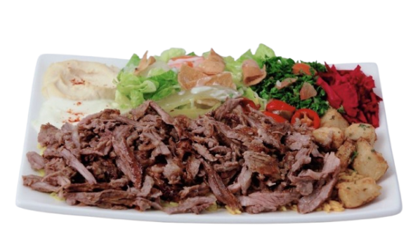 Beef Shawarma plate